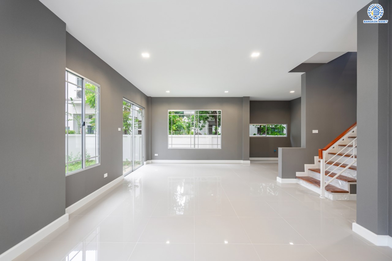 บ้านมือสองตกแต่งใหม่ แบรนด์สุดหรู L&H ม.มัณฑนา แจ้งวัฒนะ-ราชพฤกษ์ เนื้อที่ 55.3 ตร.ว. ฟังก์ชัน 3 ห้องนอน 3 ห้องน้ำ จอดรถได้ 2 คัน บรรยากาศ Private พร้อม Facilities ครบครัน! บนทำเลโซนเมือง เชื่อมต่อทุกการเดินทาง ใกล้เซ็นทรัลแจ้งวัฒนะ, เมืองทองธานี, ทางด่วน และรถไฟฟ้าสายสีม่วง "สถานีบางรักน้อยท่าอิฐ"